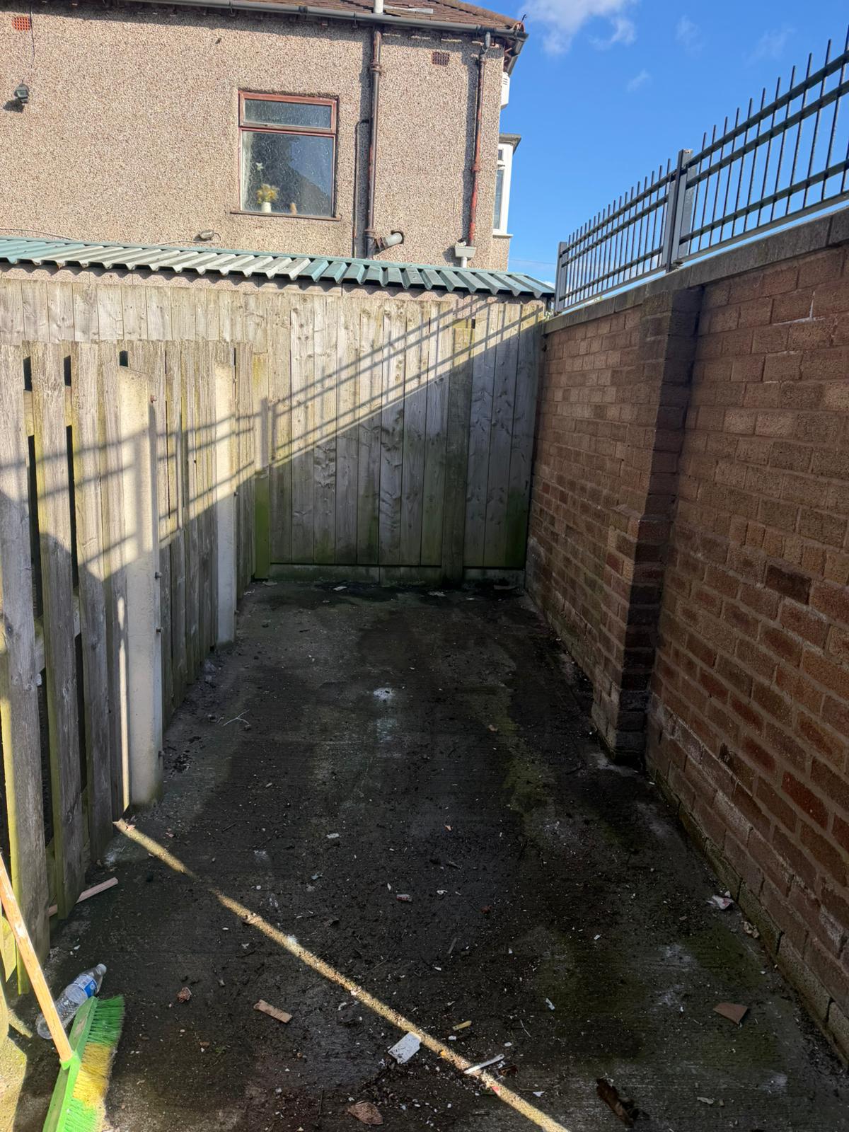 After — Side Passage Clearance